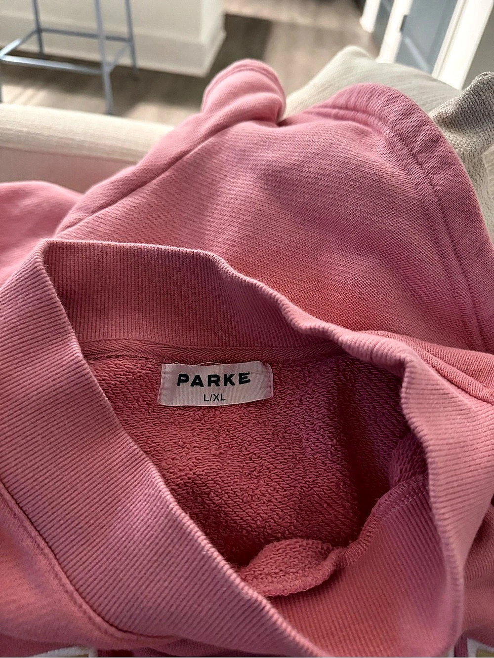 RARE PARKE SET Sweatshirt (L/XL) & Sweat-shorts (M)- in Conch and Peel - Picture 6 of 8